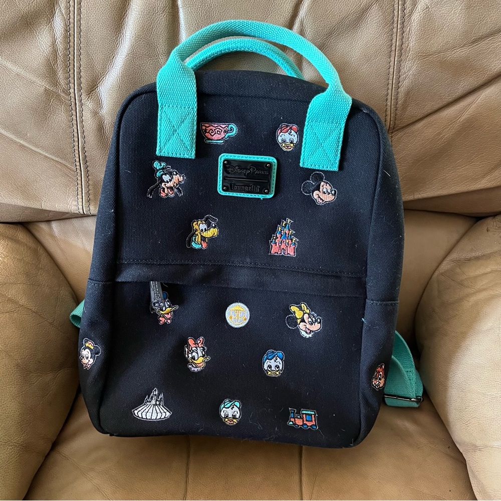 Mickey and friends Canvas Loungefly Backpack